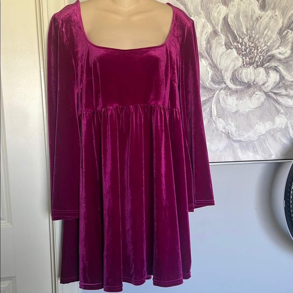 Modcloth Not Your Babydoll Anymore Dress Sz L